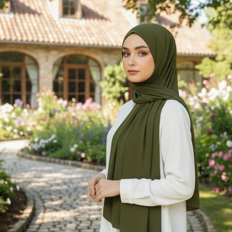 Hijab Shama Vert Olive